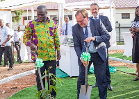 Employment Minister, Ignatius B. Awuah and  BMZ Director General, Dr. Stefan Oswald