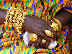 File photo of a Ghanaian chief regalia.