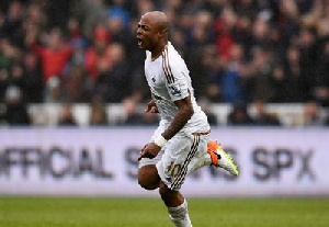 Swansea City forward Andre Ayew