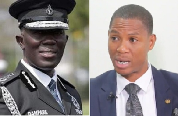 IGP Dampare and Madina MP Francis-Xavier Sosu