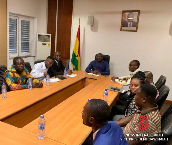 Dr. Mahamudu Bawumia, Vice President with leadership of NUGS