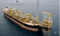 File photo of Ghana's FPSO Nkrumah oil vessel