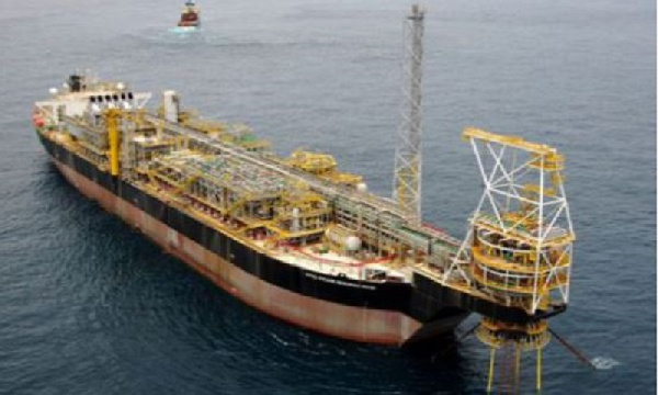 File photo of Ghana's FPSO Nkrumah oil vessel