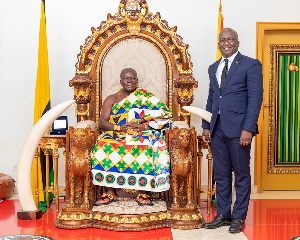 UMB CEO and Otumfou Osei Tutu II