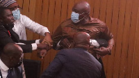 Carlos Ahenkorah snatched ballot papers during the election of the Speaker of Parliament