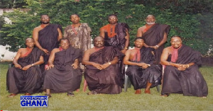 Some leaders of the demonstration in a group photo