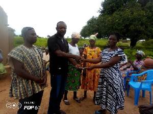 Chairman Caesar Akinkang presenting the items on behalf of the Mp