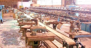 A Collapsed Sewing Factory Built By Nkrumah