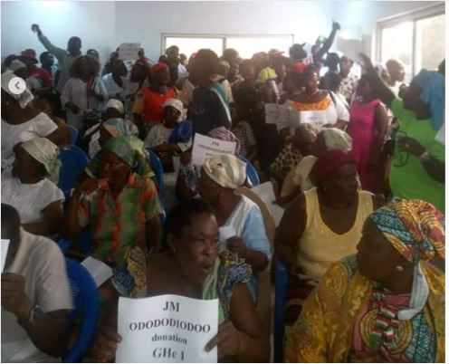 Some women came in their numbers to donate to John Mahama's course