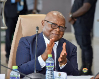 Former Speaker of Parliament, Professor Aaron Mike Oquaye