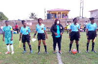 File photo of female match officials