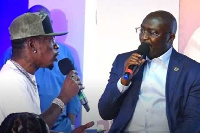 Shatta Wale and Dr. Mahamudu Bawumia