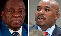 President Emmerson Mnangagwa and opposition leader, Nelson Chamisa