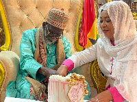 Chief Imam with singer Stella Seal