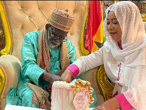 Chief Imam with singer Stella Seal