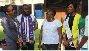 From left to right; Inna Patty, Archibald Acquaye, Rebecca Asamoah  and  Afua Asieduwaa Akrofi