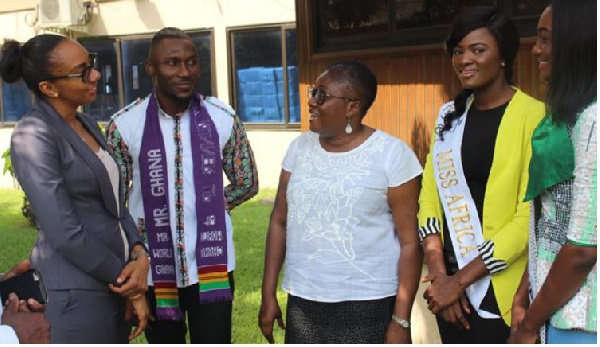 From left to right; Inna Patty, Archibald Acquaye, Rebecca Asamoah  and  Afua Asieduwaa Akrofi