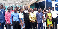 Newly selected executives of National Association of Nzema Students-Ghana