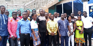 Newly selected executives of National Association of Nzema Students-Ghana