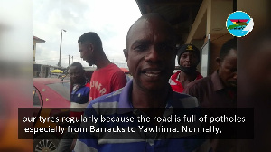 The drivers shared their frustrations with GhanaWeb's Bono East Correspondent