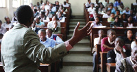 Lecture hall.