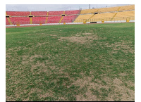 Current state of Baba Yara Stadium.