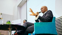 Tony Elumelu, CON engaging the distinguished audience