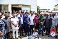 Dr. Bawumia, others at the NPP headquarters