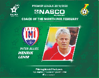 Inter Allies coach, Henrik Peter Lehm