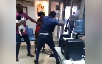 The Police man assaulted the woman at premises of Midland Savings