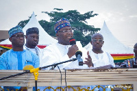 Bawumia addressing the Muslim community in Kumasi