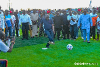 Vice President, Dr. Mahamudu Bawumia joins Chiefs to commissions astroturf in Teshie