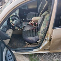 The car used by the deceased Lance Corporal (L/Cpl) Danso Michael before he was shot