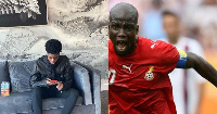 Stephen Appiah flaunts his good-looking son who is also a footballer