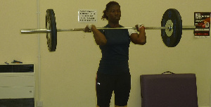 Weightlifter Alberta Ampomah