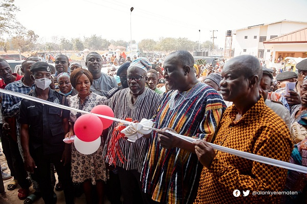 Minister for Trade and Industry, Alan Kyerematen during the commissioning