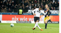 Kevin Prince's fifth goal of the season moved the home side to third on the Bundesliga log