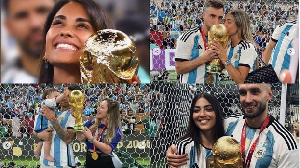 A Photogrid Of Argentina's World Cup Moments