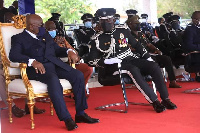 President Akufo-Addo and IGP George Akuffo Dampare