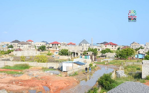 Houses to be destroyed at the Ramsar site