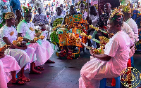 His Majesty Otumfuo Osei Tutu II at the 2023 Emancipation Day Celebration in Trinidad and Tobago