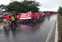 Zenith Bank Ghana holds the health walk regularly