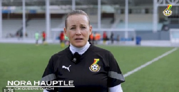 Black Queens head coach, Nora Hauptle