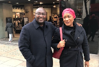 Vice President Dr Mahamudu Bawumia and his wife, Hajia Samira Bawumia.