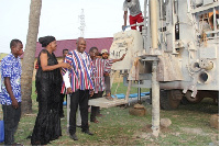 Frank Fuseini Adongo (middle in smock), Deputy Upper East Regional Minister