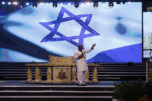 Archbishop Nicholas Duncan-Williams during the prayer fir Israel