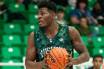 International student Maxwell Amoafo is a fourth-year Huskies forward and USask sociology student fr