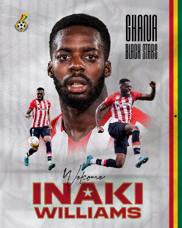 Inaki Williams announced his decision to represent Black Stars recently