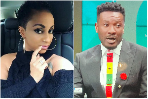 Asamoah Gyan and ex-wife Gifty