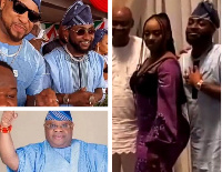 Davido and Chioma made an appearance at Ademola Adeleke's inuagration